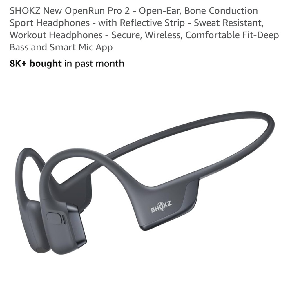 Shockz open run Pro 2 Headphones; brand new unused.